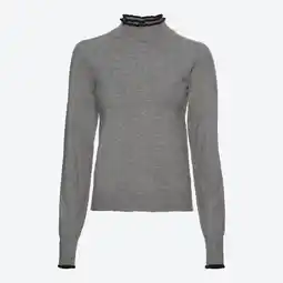 NKD Damen-Feinstrickpullover mit Rüschen am Kragen Angebot