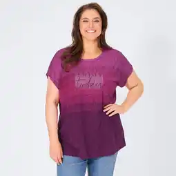 NKD Damen-T-Shirt mit U-Bootausschnitt, große Größen Angebot
