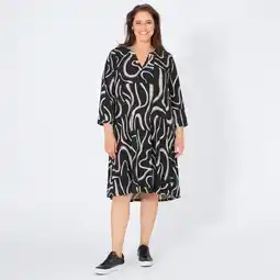 NKD Damen-Kleid mit All-Over-Print, große Größen Angebot
