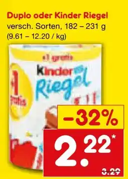 Netto Marken-Discount Ferrero Kinder Duplo Angebot