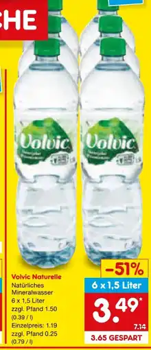 Netto Marken-Discount Volvic Naturelle Angebot