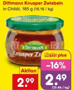 Netto Marken-Discount Feinkost Dittmann Knusper Zwiebeln Angebot