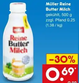 Netto Marken-Discount Müller Reine Buttermilch Angebot