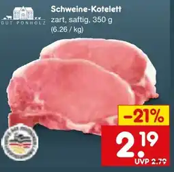 Netto Marken-Discount Gut Ponholz Schweine-Kotelett Angebot