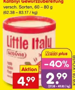 Netto Marken-Discount Kotanyi Little Italy Gewürzzubereitung Angebot