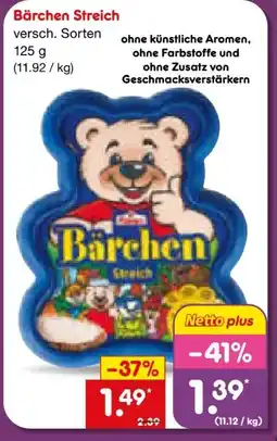 Netto Marken-Discount Reinert Bärchen-Streich Angebot