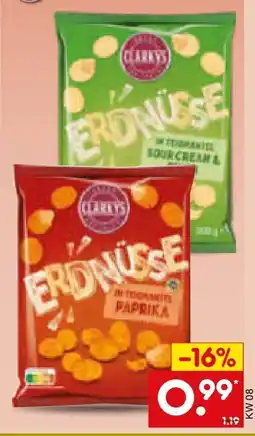 Netto Marken-Discount Clarky's Erdnüsse im Teigmantel Angebot
