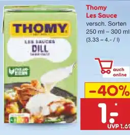 Netto Marken-Discount Thomy Les Sauces Angebot
