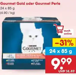 Netto Marken-Discount Purina Gourmet Gold Katzennahrung Angebot