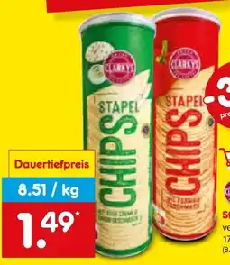 Netto Marken-Discount Clarky's Stapelchips Angebot