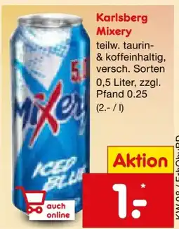 Netto Marken-Discount Karlsberg MiXery Iced Blue Angebot