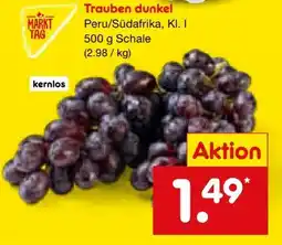 Netto Marken-Discount MarktTag Trauben Angebot