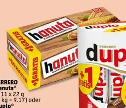 PENNY Ferrero Hanuta Riegel Angebot