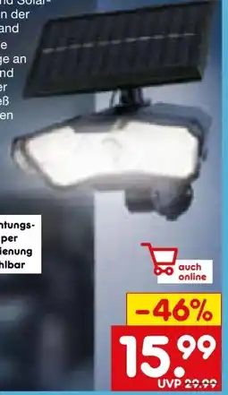 Netto Marken-Discount easy! MAXX LED-Solarstrahler Angebot