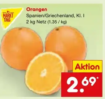 Netto Marken-Discount MarktTag Orangen Angebot