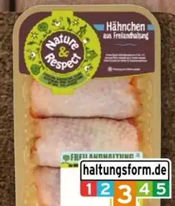 nahkauf Nature & Respect Pollofino Freiland Hähnchen Oberschenkel Angebot