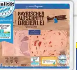 E-Center Edeka Mein Bayern Bayrischer Aufschnitt Dreierlei Angebot
