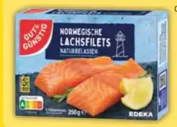 E-Center Gut & Günstig Norwegische Lachsfilets Angebot