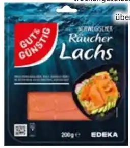 Edeka Gut & Günstig Norwegischer Räucher Lachs Angebot