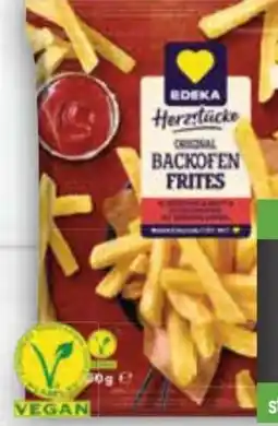 E-Center Edeka Herzstücke Backofen Frites Vegan Angebot