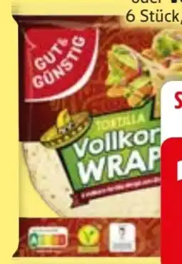 Edeka Gut & Günstig Tortilla Weizen Wraps Angebot