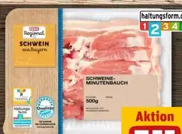 REWE Center Rewe Regional Schweine-Minutenbauch Angebot