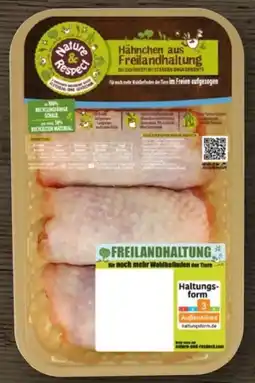 REWE Center Nature & Respect Pollofino Freiland Hähnchen Oberschenkel Angebot