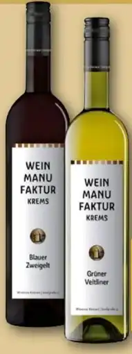 REWE Center Weinmanufaktur Krems Grüner Veltliner Angebot
