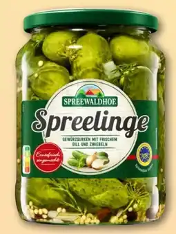 REWE Spreewaldhof Spreelinge Gewürzgurken Angebot