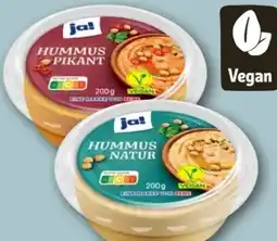 REWE Center ja! Hummus Natur Vegan Angebot