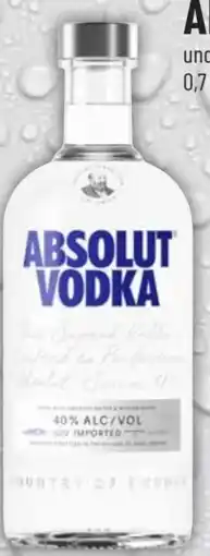 trinkgut Absolut Vodka Angebot