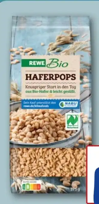 REWE Center Rewe Bio Haferpops Angebot
