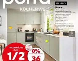 porta Puro Einbauküche 357 Sky Angebot