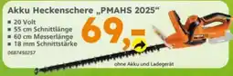 Globus Baumarkt Primaster Akku Heckenschere PMAHS 2025 Angebot