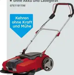 Globus Baumarkt Einhell Akku-Kehrmaschine TE-SW 18/610 Li-Solo Angebot
