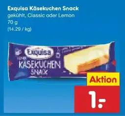 Netto Marken-Discount Exquisa Käsekuchen Snack Angebot