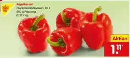 Netto Marken-Discount MarktTag Paprika rot Angebot