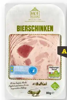 Scheck-in-Center Hofglück Bierschinken Angebot