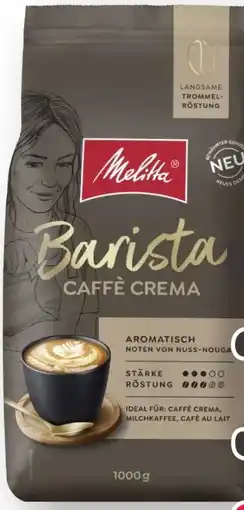 Scheck-in-Center Melitta Barista Caffè Crema Angebot