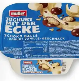 Scheck-in-Center Müller Joghurt mit der Ecke Angebot