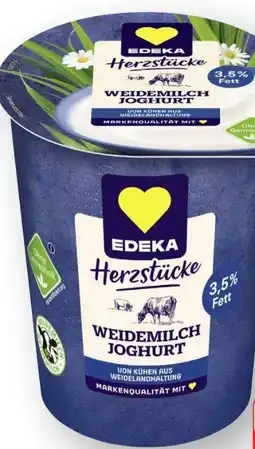 Edeka Edeka Herzstücke Weidemilch Joghurt Angebot
