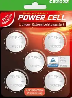 Scheck-in-Center Gut & Günstig Knopfzelle CR2032 Angebot