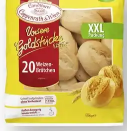 Scheck-in-Center Coppenrath & Wiese Unsere Goldstücke Weizenbrötchen XXL Angebot