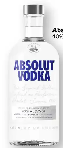 Scheck-in-Center Absolut Vodka Angebot