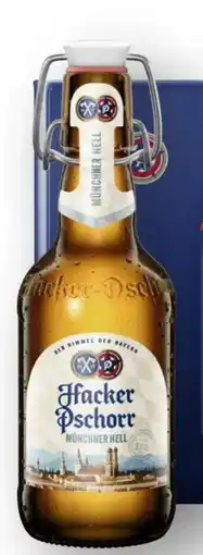 Scheck-in-Center Hacker-Pschorr Münchner Hell Angebot