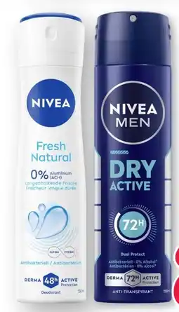 Scheck-in-Center Nivea Deo-Spray Angebot