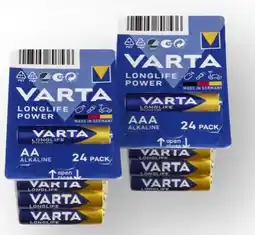 Scheck-in-Center Varta Alkaline Batterien Angebot