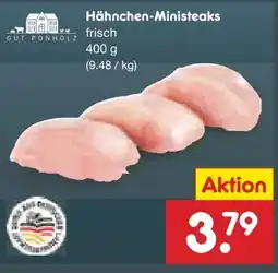 Netto Marken-Discount Gut Ponholz Hähnchen-Ministeaks Angebot