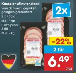 Netto Marken-Discount Kasseler Minutensteaks Angebot