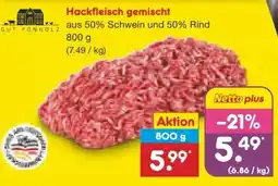 Netto Marken-Discount Gut Ponholz Gemischt-Hackfleisch Angebot